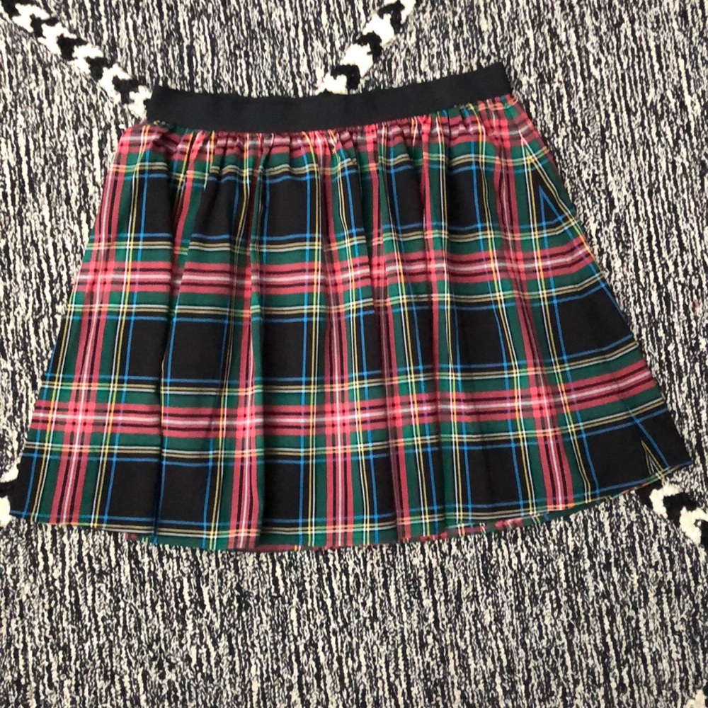 J. Crew plaid skirt